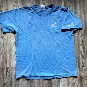 SkillsUSA Blue T-Shirt Large Gildan Ultra Cotton Skills USA Champs at Work Tee